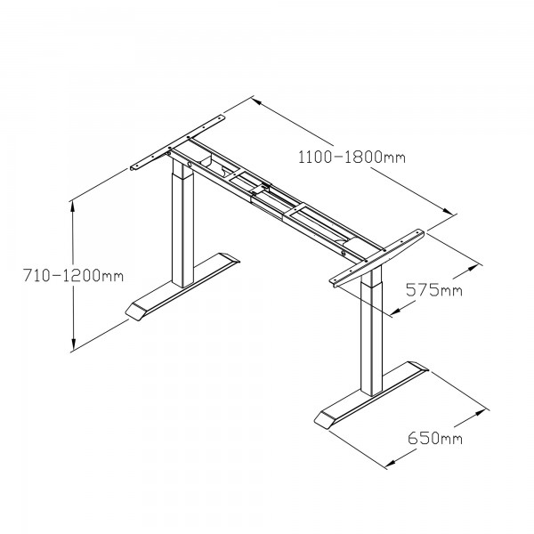 Bàn nâng hạ thông minh Ergonomic ERD-2200