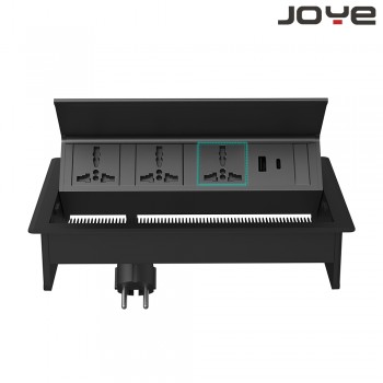 Ổ Cắm Điện Âm Bàn Nắp Lật sạc USB OEXH303AC