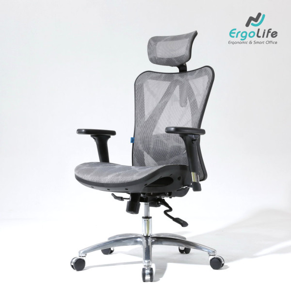 Ghế Công Thái Học M57 Đen/Xám