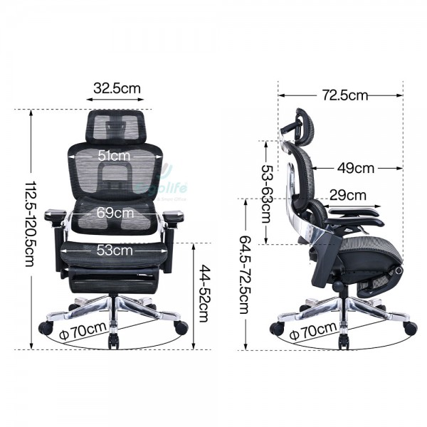Ghế Công Thái Học Cao Cấp RC-1161E