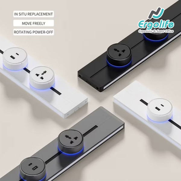 Chấu cắm cho ổ điện bàn họp NTL3 có đèn